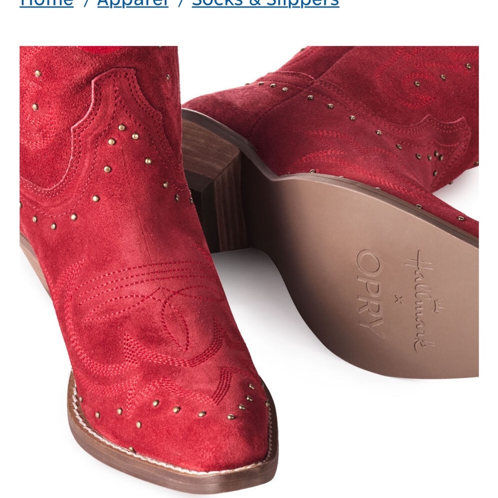 Dingo - Hallmark Grand Ole Opry Red Western Cowboy / Cowgirl Boots, NIB, Size 9 - Picture 3 of 9